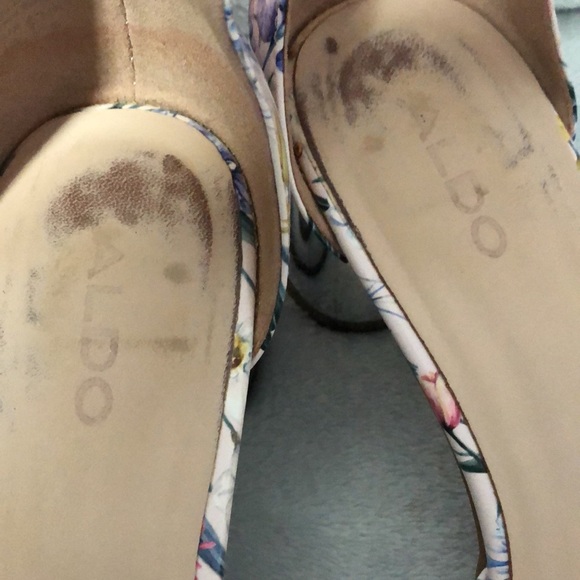 ALDO Floral Print low heels women’s size 39 - Picture 8 of 10